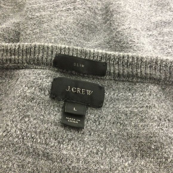 J. Crew Men Cotton Slim Fit Rugged Cotton Sweater Size L - Picture 7 of 10